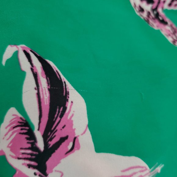 J.Crew Silk swoop Top in punk Floral - Picture 6 of 13